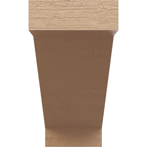 8in. W X 24in. D X 16in. H Series 3 Burlington Rough Cedar Woodgrain TimberThane Corbel, Primed Tan